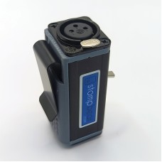 MINI XLR PERMANENT MUTE INLINE SWITCH WITH BELT CLIP FOR MICROPHONE ETC. POPLESS