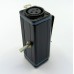 MINI XLR PERMANENT MUTE INLINE SWITCH WITH BELT CLIP FOR MICROPHONE ETC. POPLESS