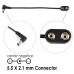9V Battery Connector Converter Cable Negative Center for Guitar Effects Pedals