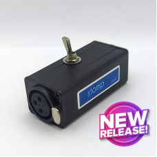 XLR PERMANENT MUTE INLINE SWITCH FOR MICROPHONE ETC. POPLESS