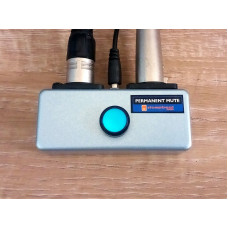 Compact XLR Permanent Mute Popless Desktop Switch with LED