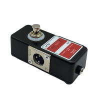 Compact XLR Permanent Mute Popless Foot Switch with LED