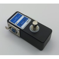 Compact XLR Momentary Push To Talk (PTT) Popless Foot Switch