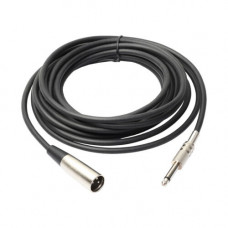 3m Unbalanced XLR Male To 6.35mm 1/4'' Male Jack Cable TS